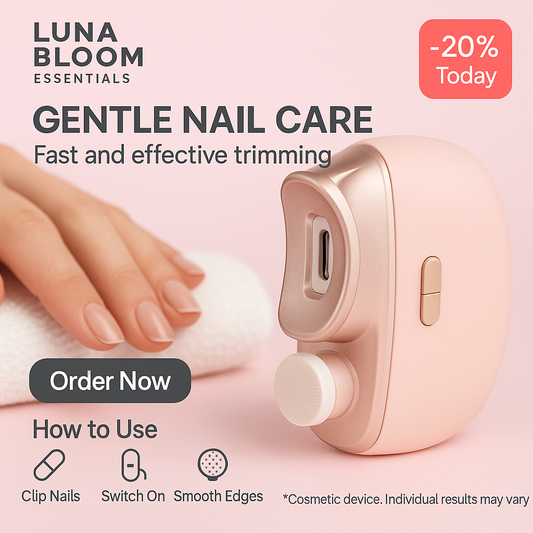 LunaTrim™ – The Ultimate Electric Nail Care Kit